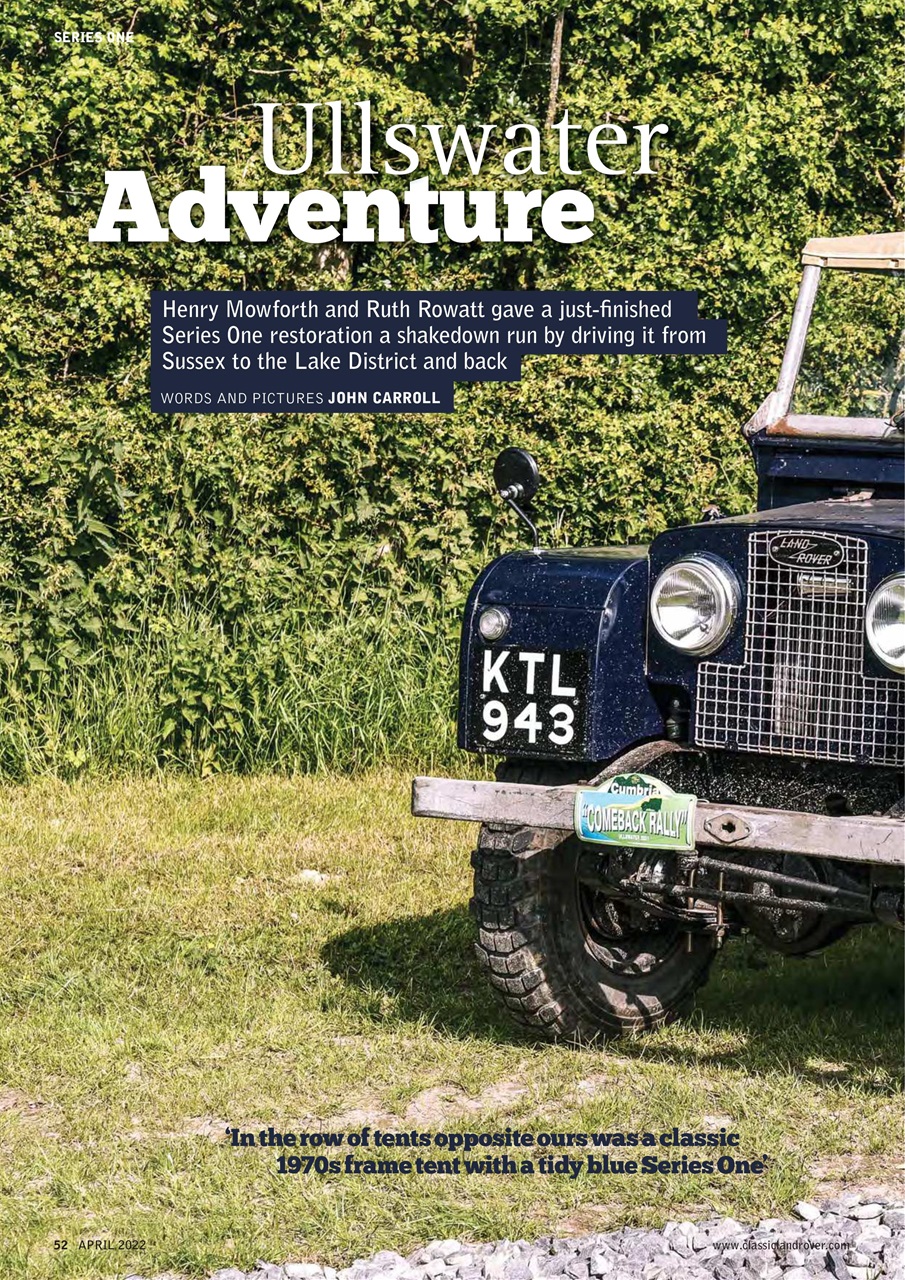 Classic Land Rover Magazine Preview Pages