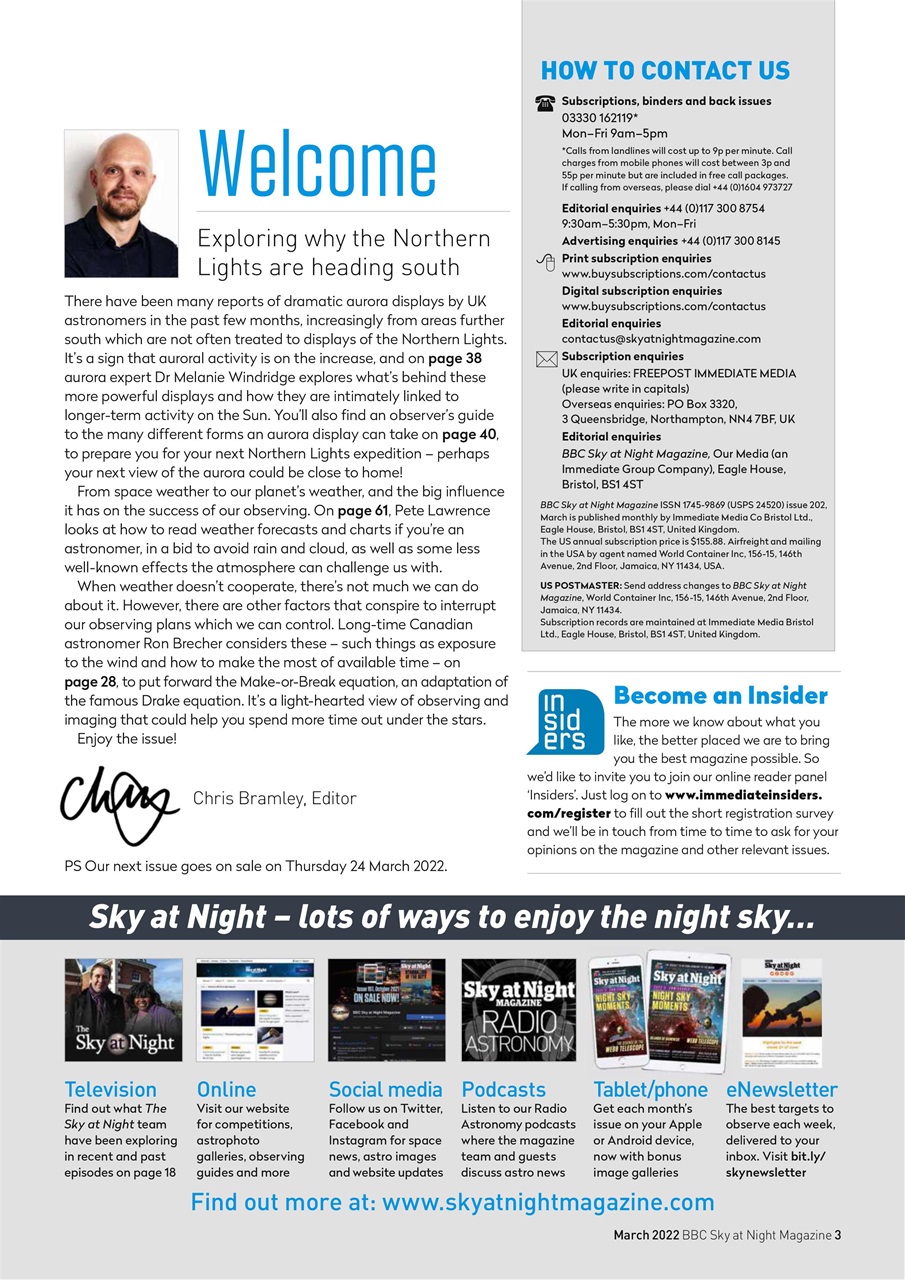 BBC Sky at Night Magazine Preview Pages