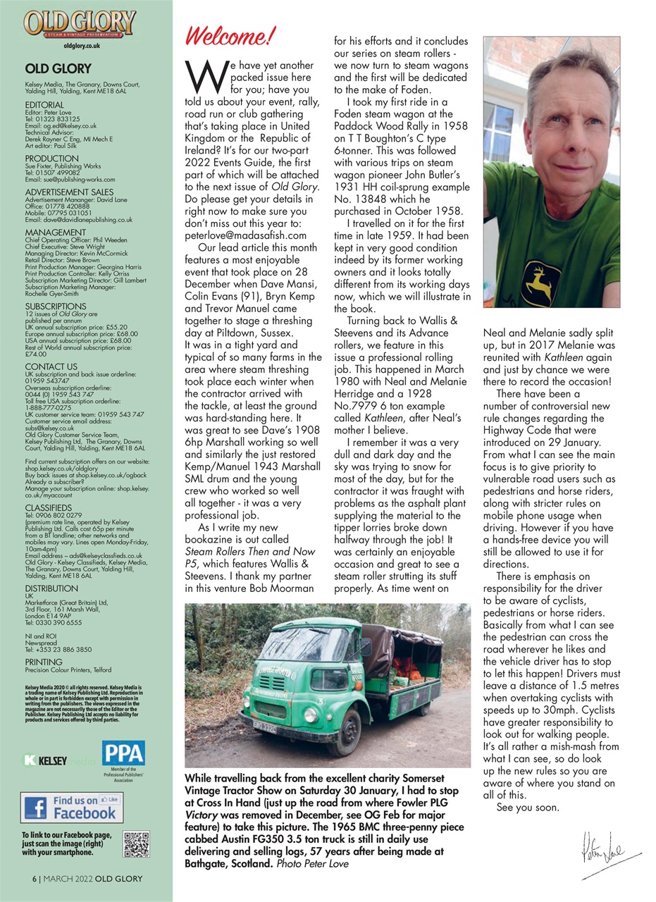 Old Glory Magazine Preview Pages