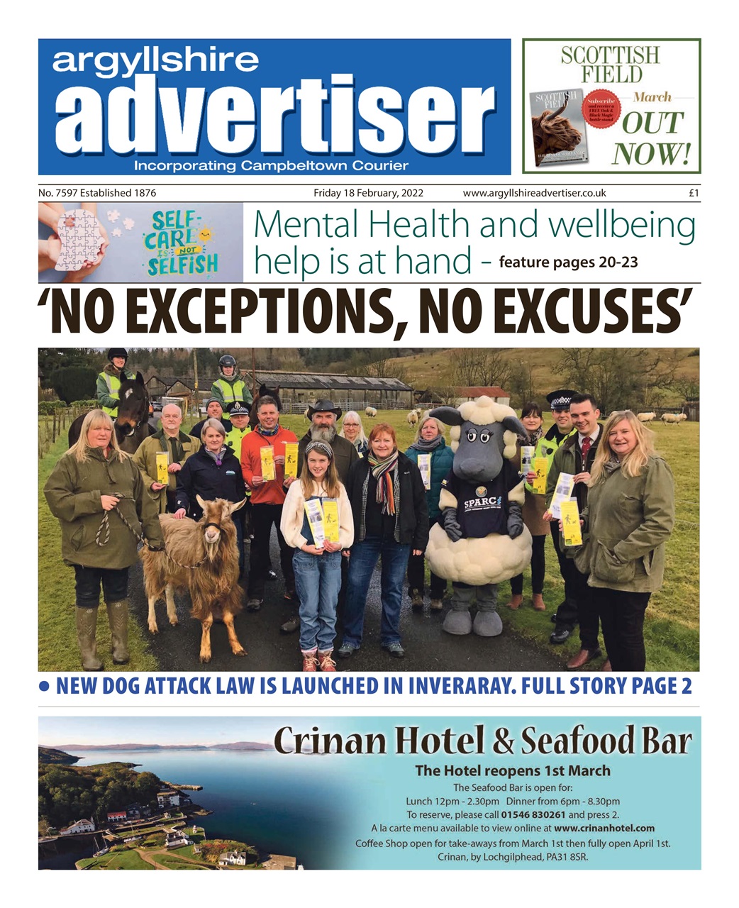 Argyllshire Advertiser Preview Pages