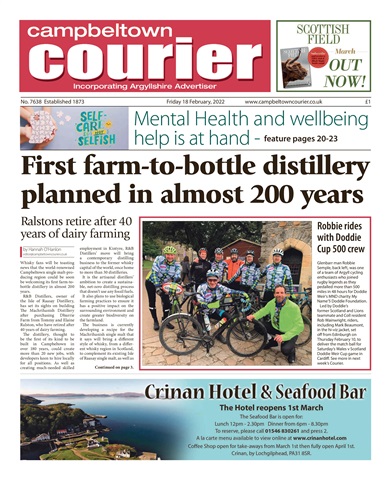 Campbeltown Courier issue 18/02/2022