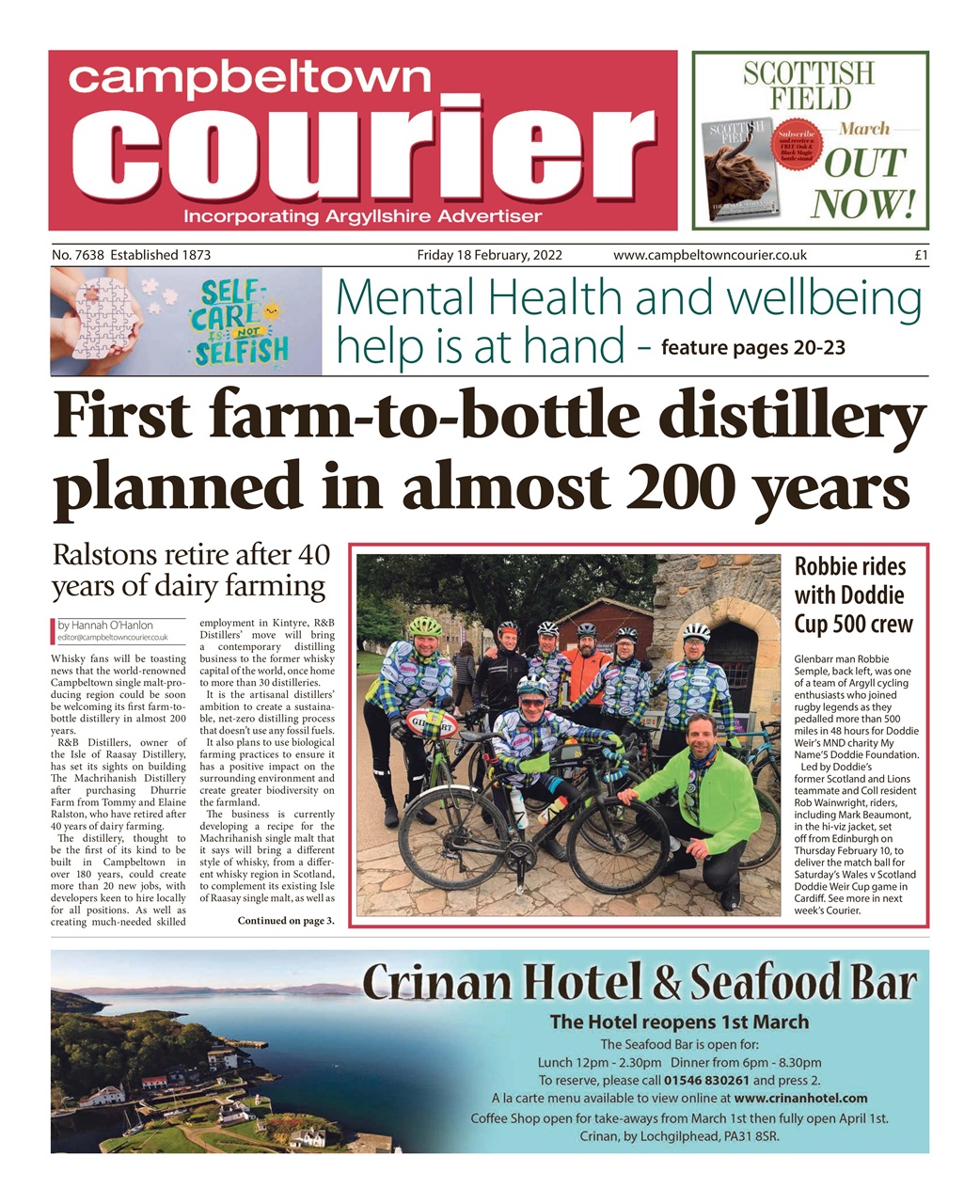 Campbeltown Courier Preview Pages