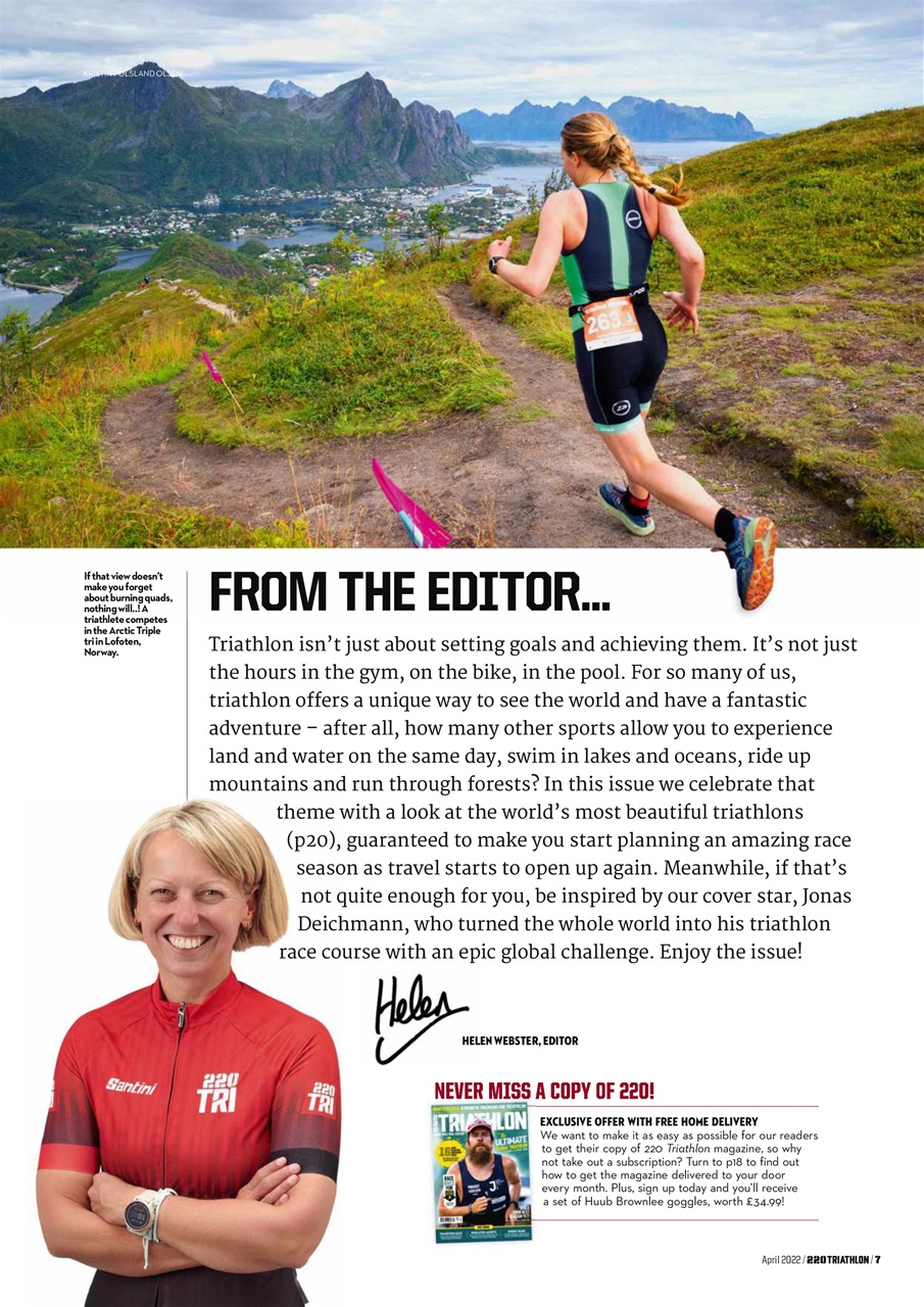 220 Triathlon Magazine Preview Pages