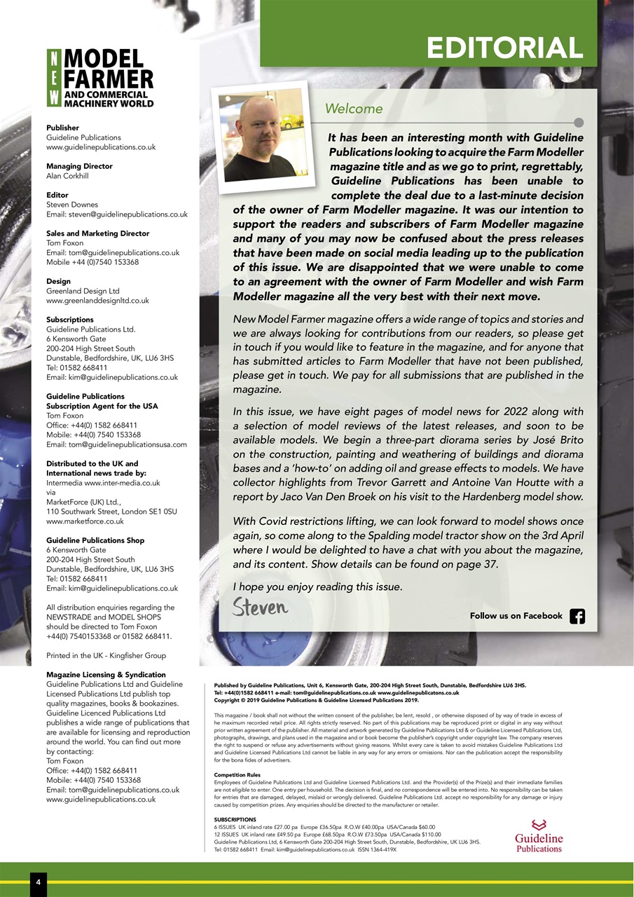 Model Farmer Magazine Preview Pages