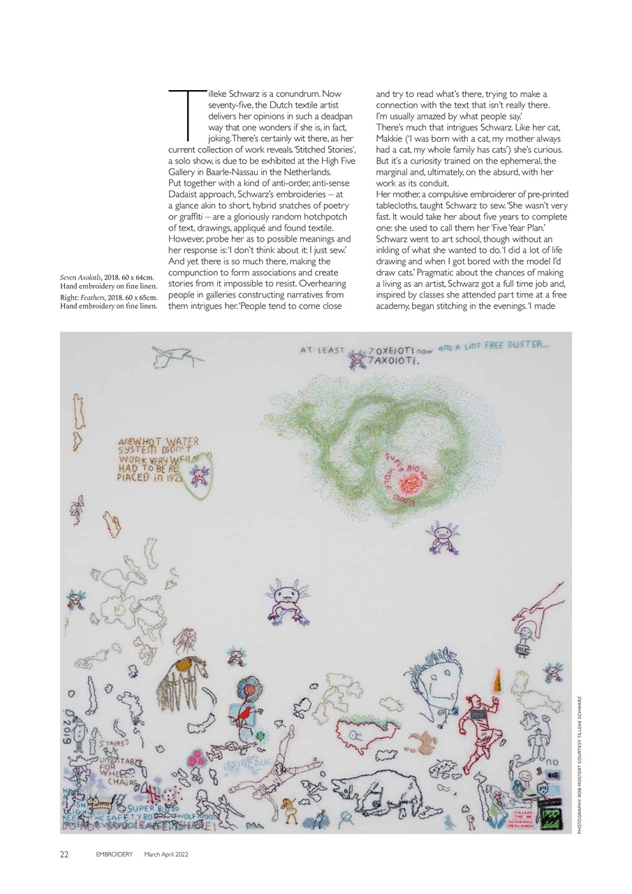 Embroidery Magazine Preview Pages