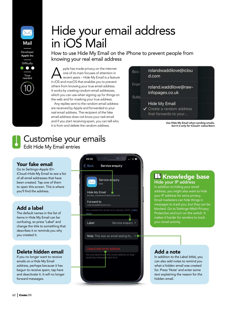 iCreate Preview Pages
