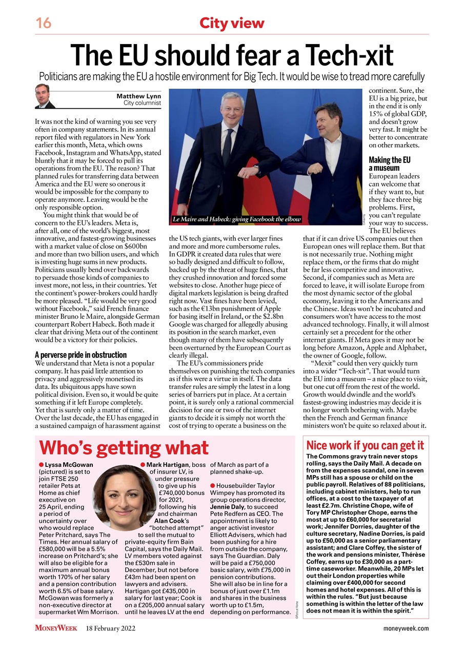 MoneyWeek Preview Pages