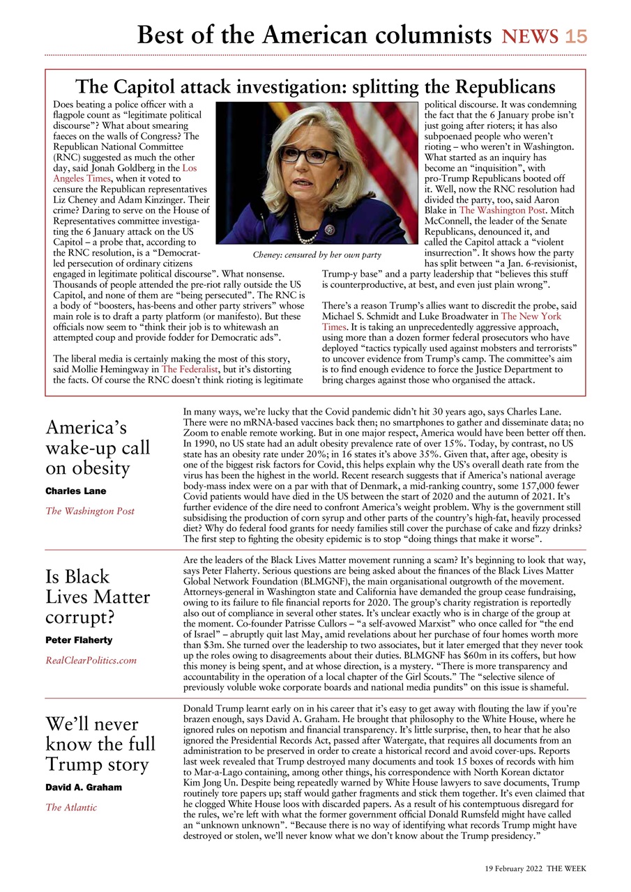 The Week Preview Pages