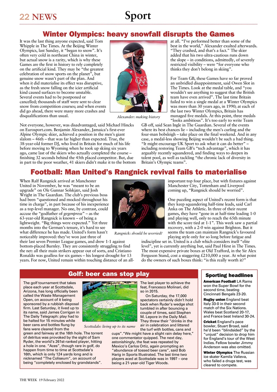 The Week Preview Pages