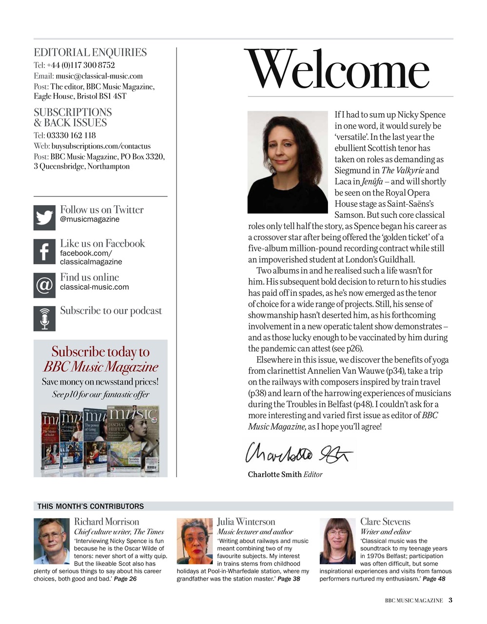 BBC Music Magazine Preview Pages
