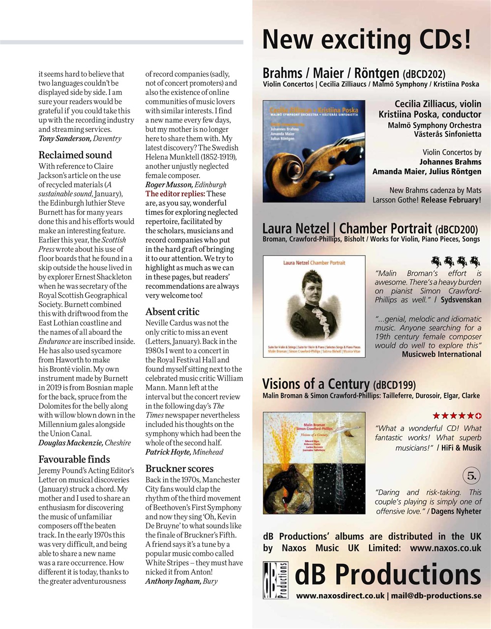 BBC Music Magazine Preview Pages