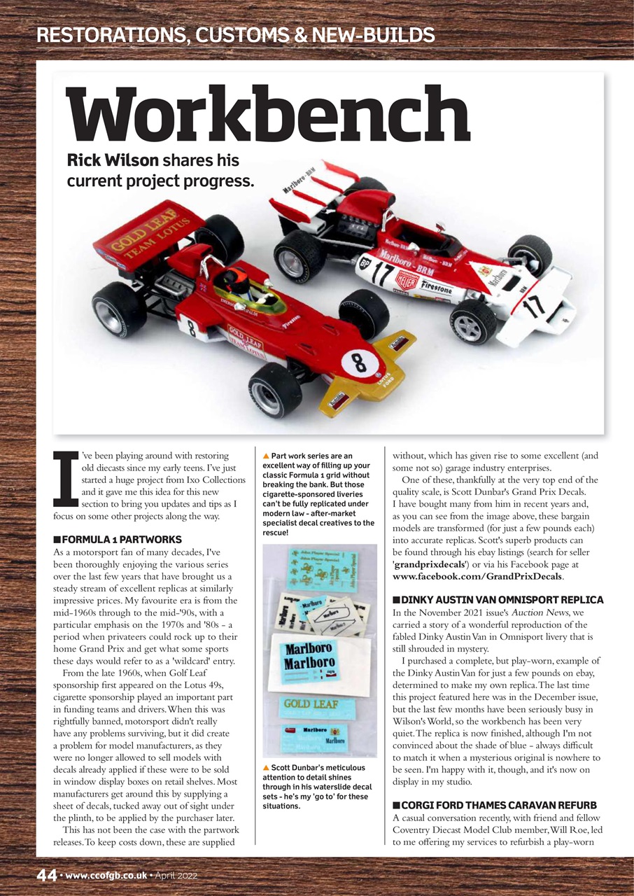 Diecast Collector Preview Pages