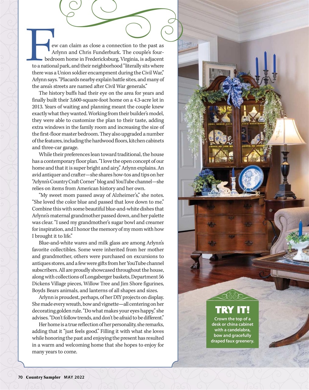 Country Sampler Home Preview Pages