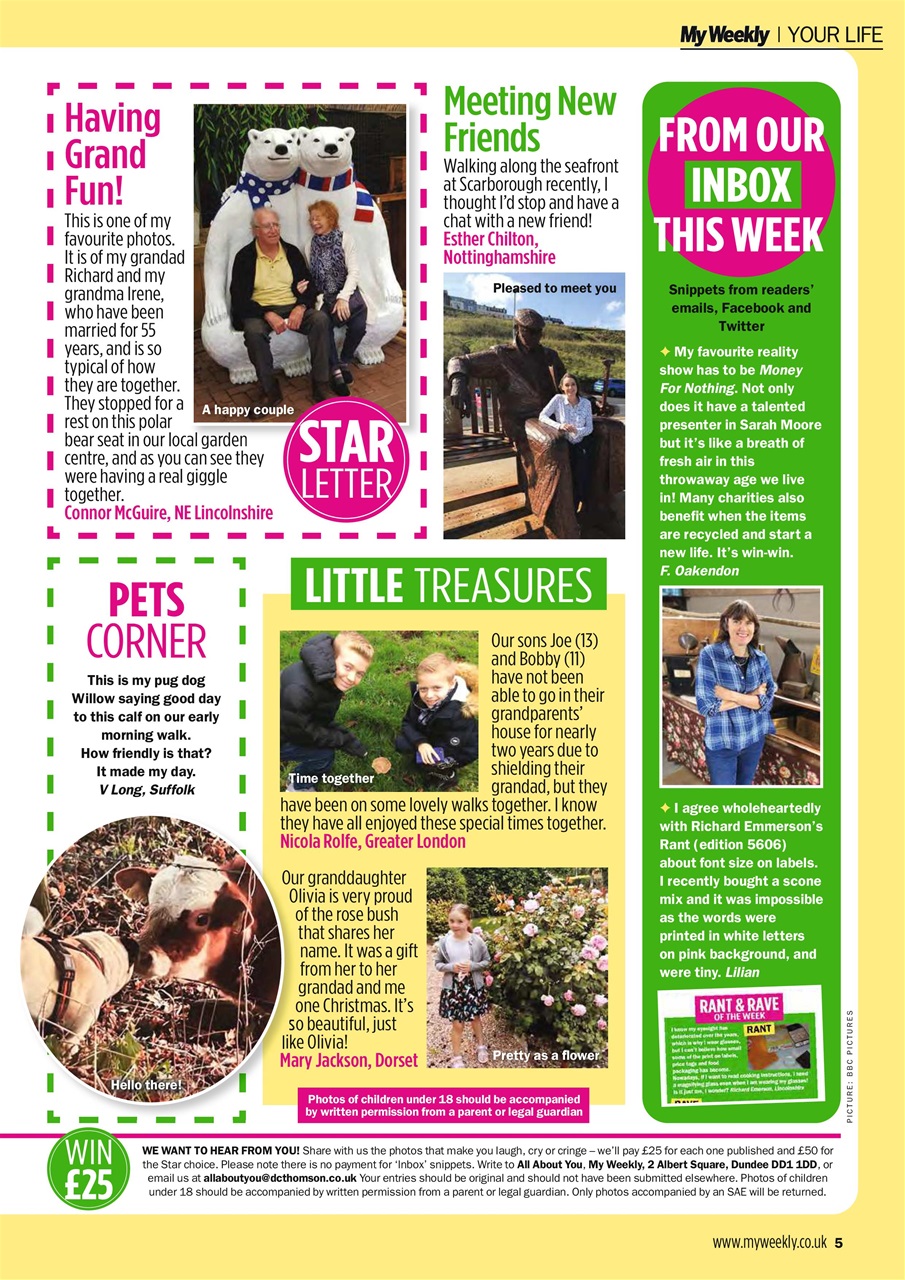 My Weekly Preview Pages