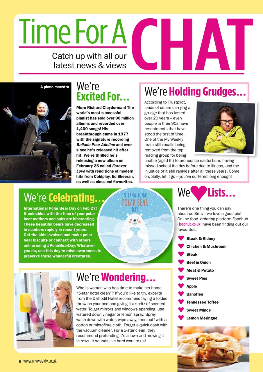 My Weekly Preview Pages