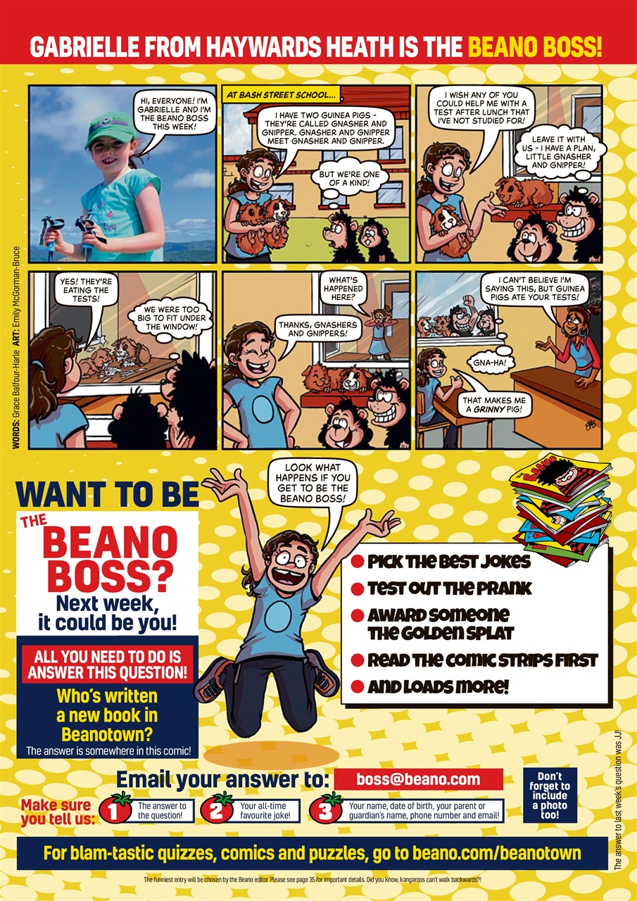 Beano Preview Pages