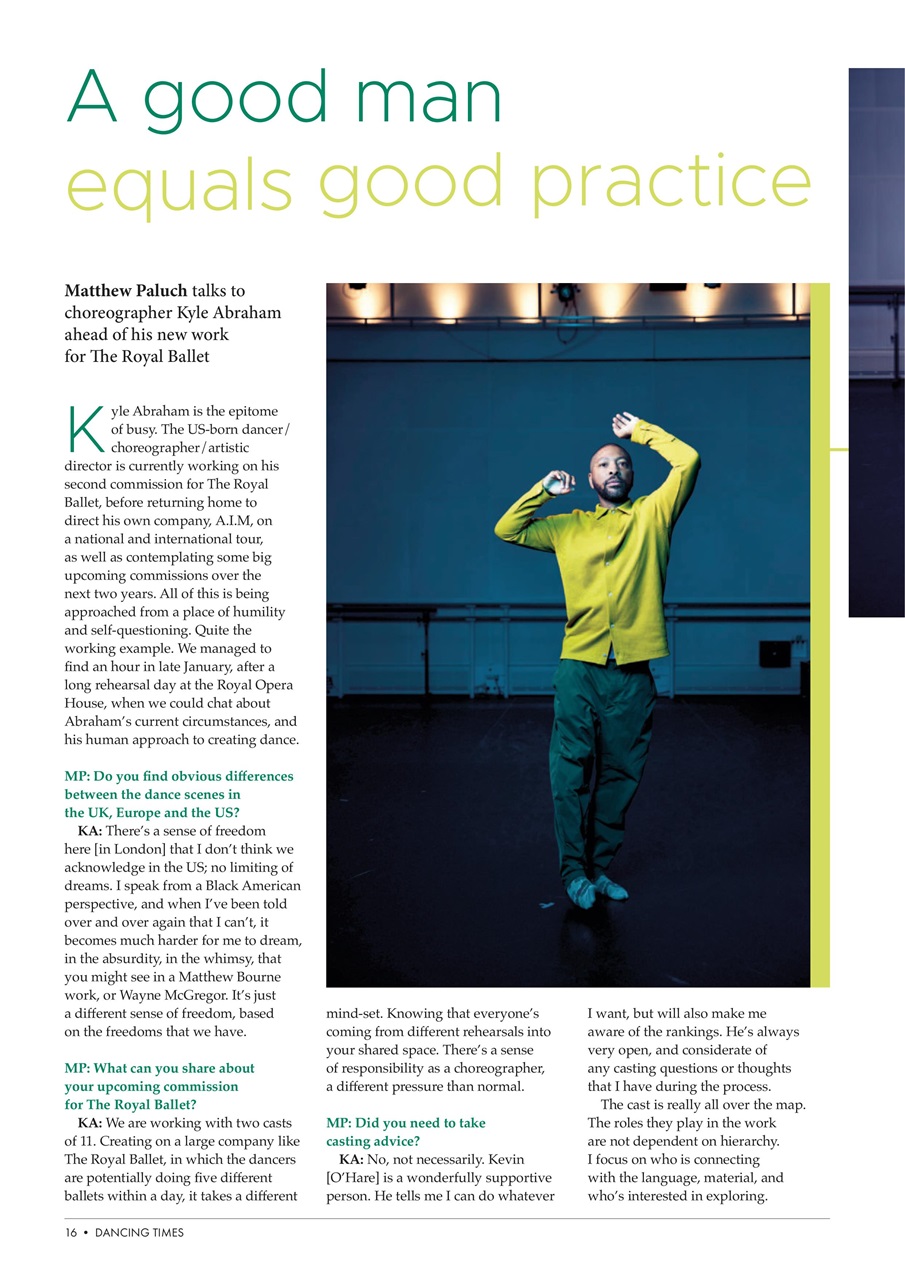 Dancing Times Preview Pages