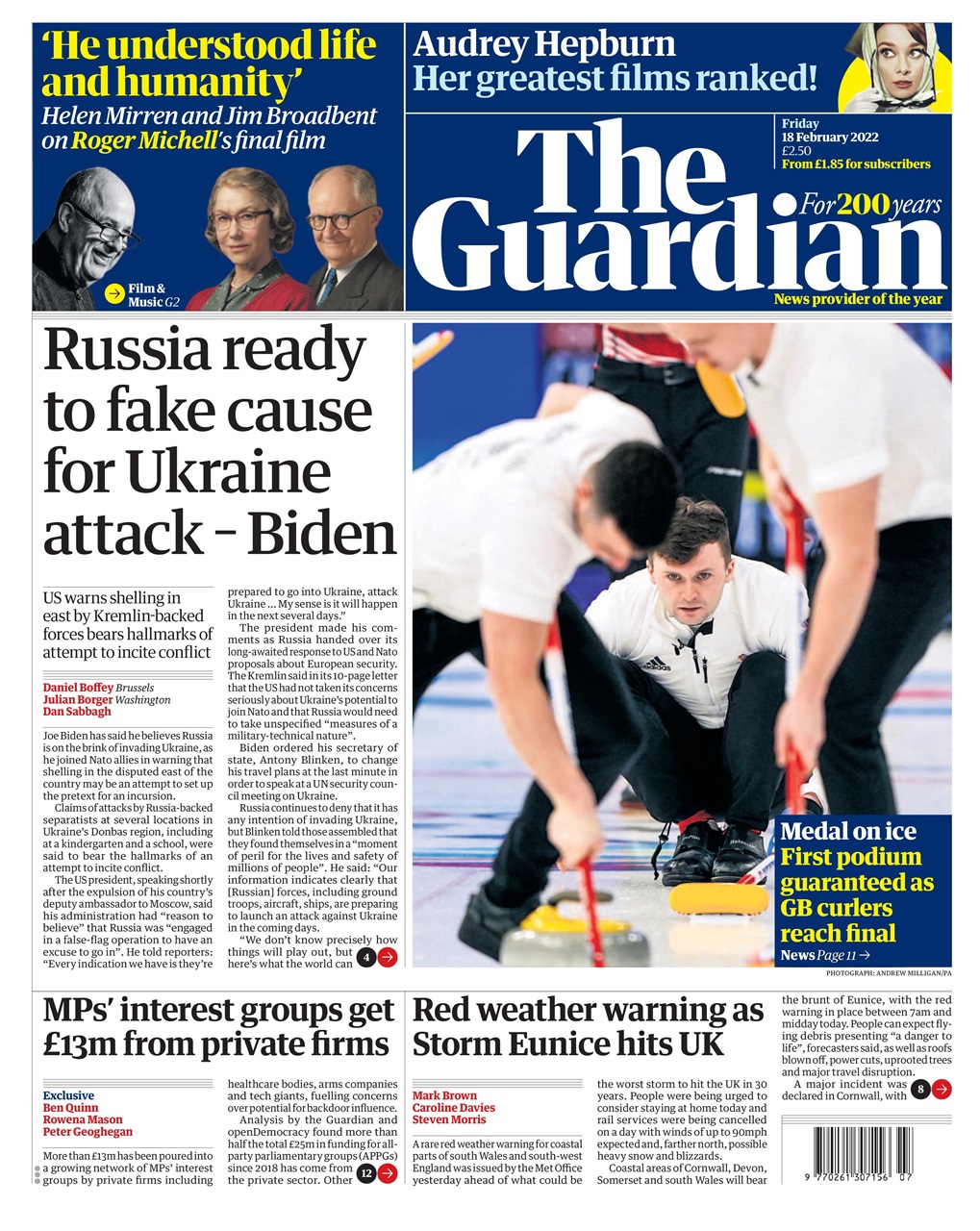 The Guardian Newspaper Preview Pages