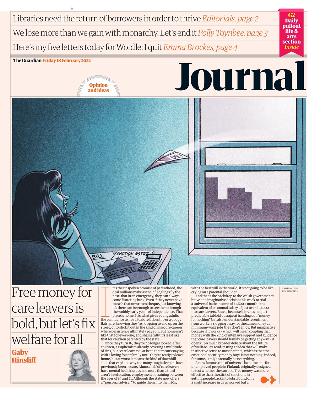 The Guardian Newspaper Preview Pages