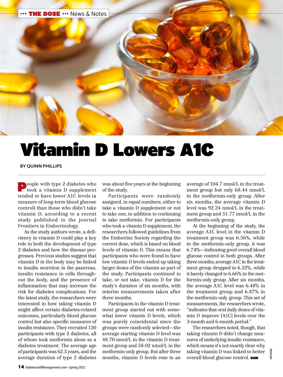 Diabetes Self-Management Preview Pages