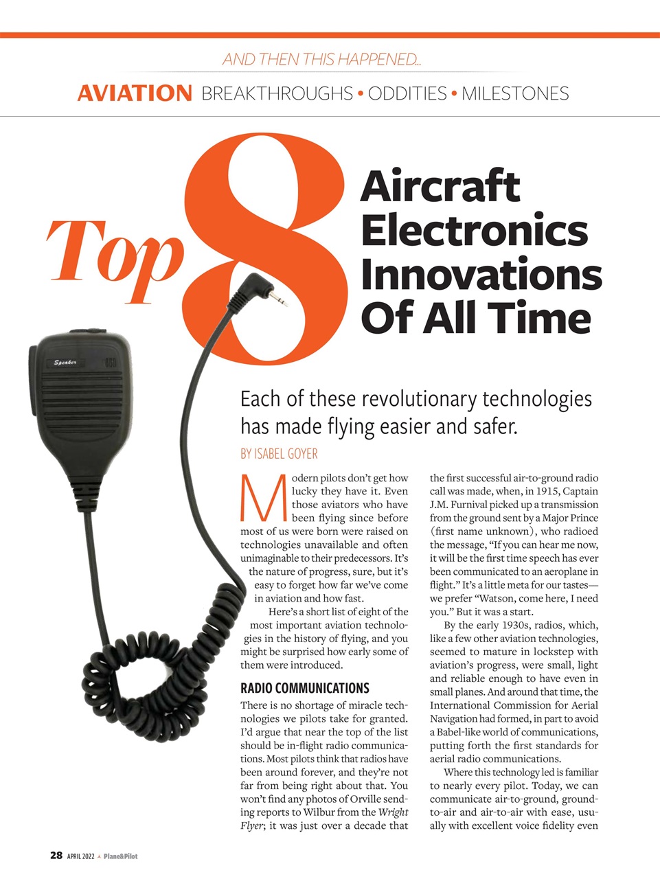 Plane & Pilot Preview Pages