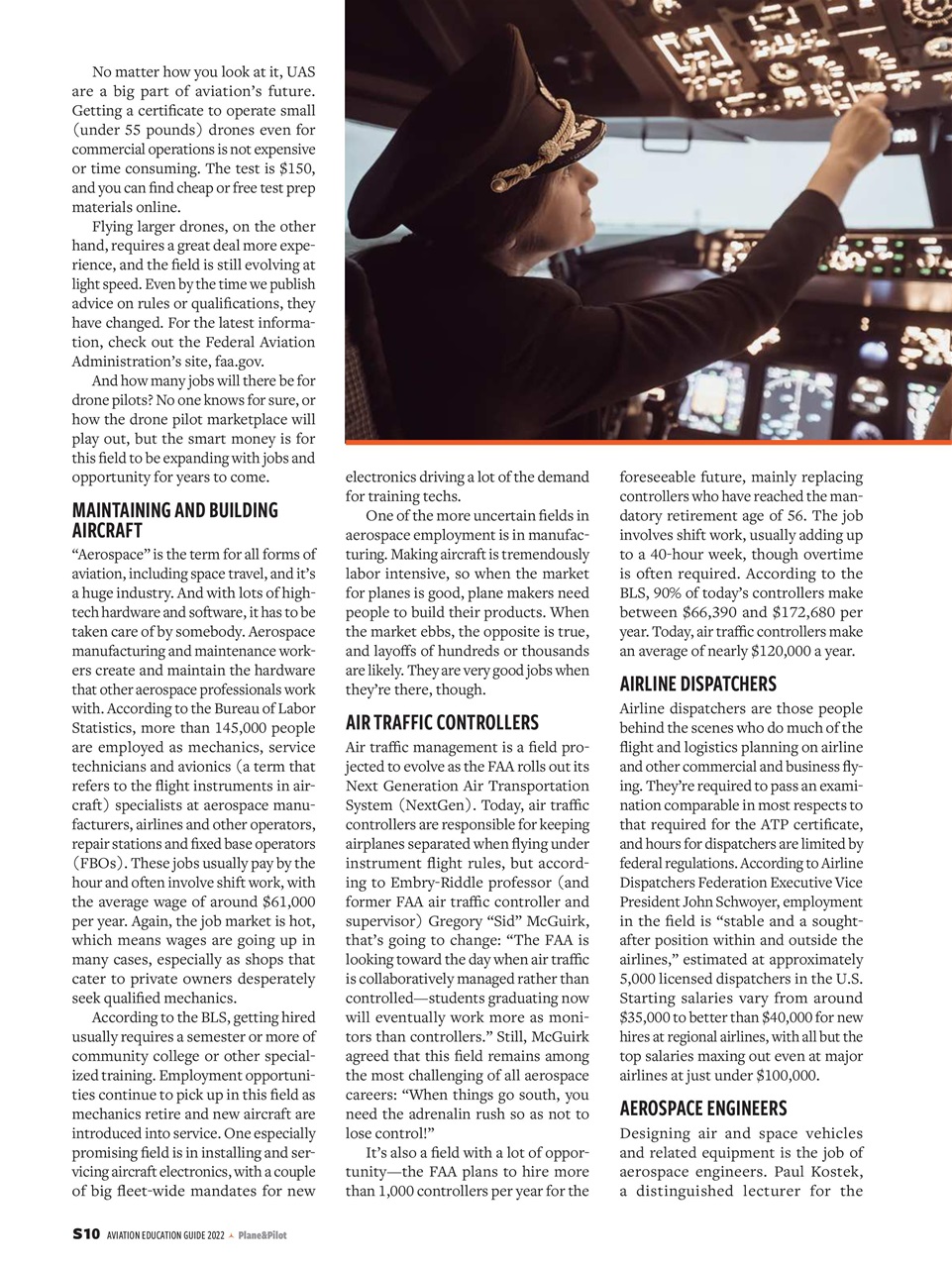 Plane & Pilot Preview Pages