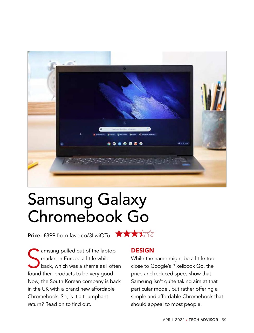 Tech Advisor Preview Pages