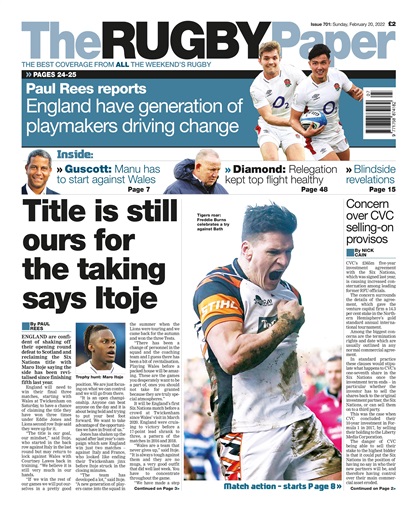 The Rugby Paper issue 