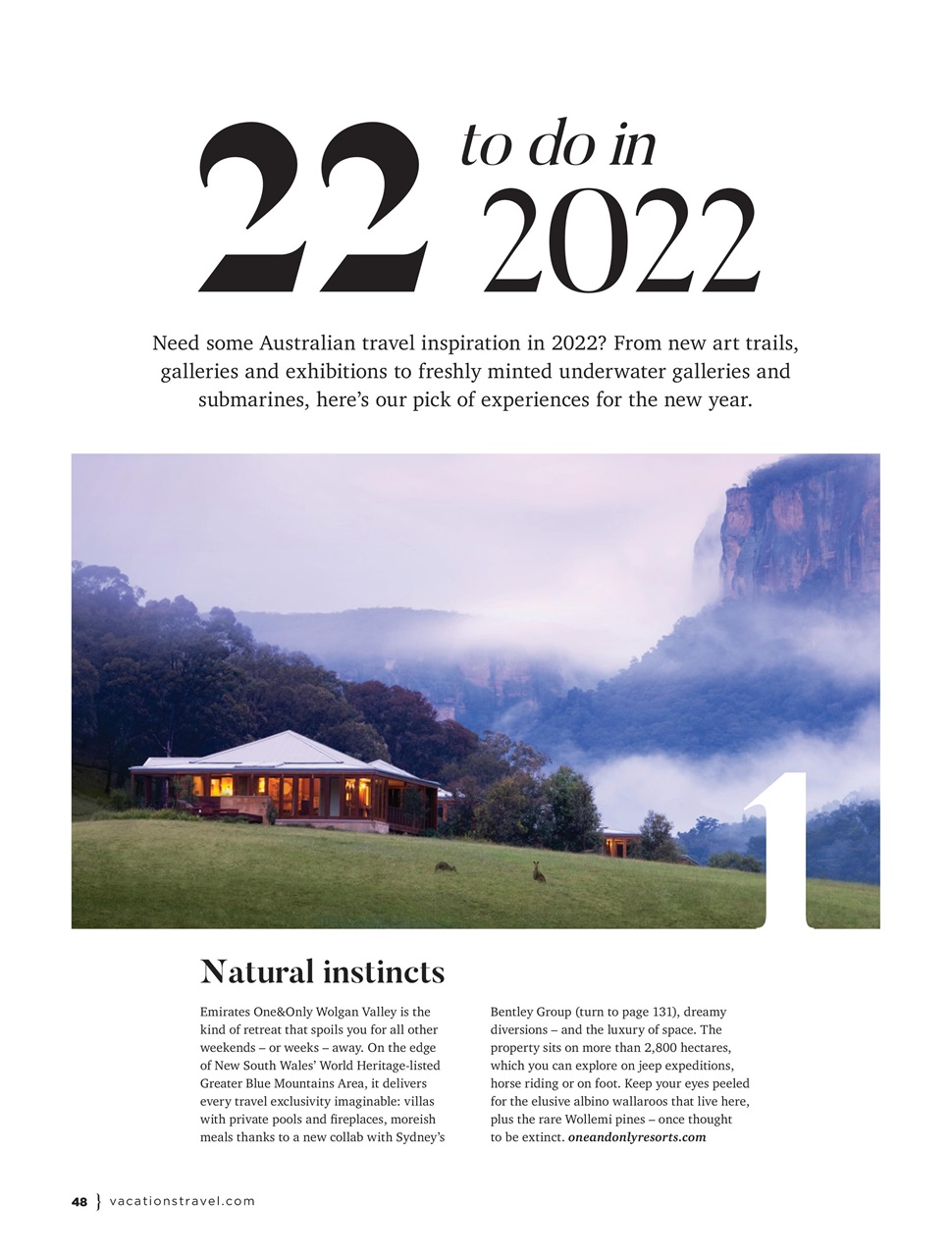 Vacations & Travel Preview Pages