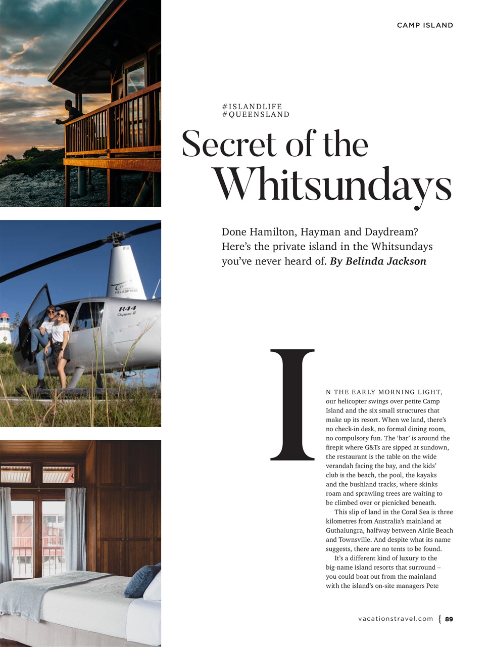 Vacations & Travel Preview Pages
