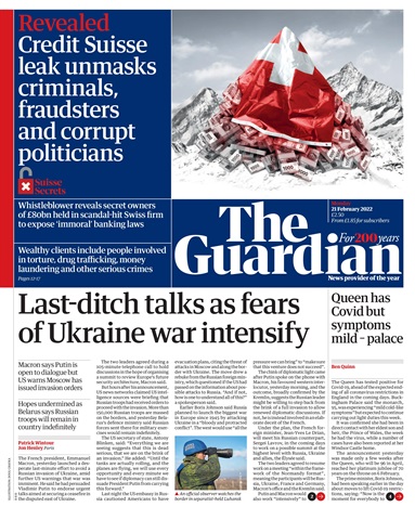 The Guardian Newspaper issue Monday, February 21, 2022