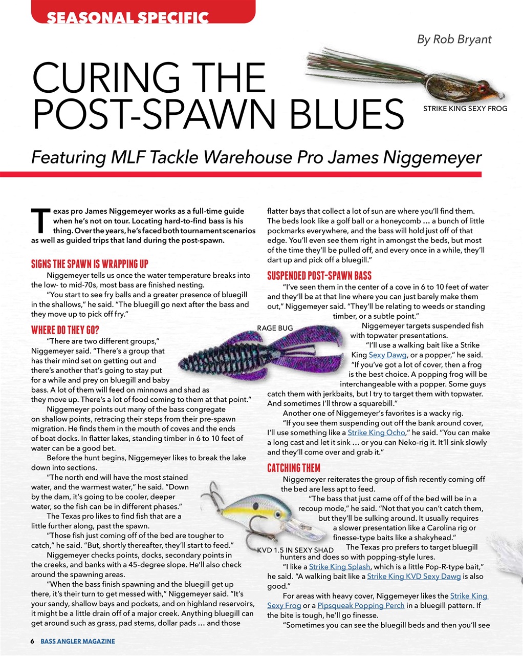 BASS ANGLER MAGAZINE Preview Pages