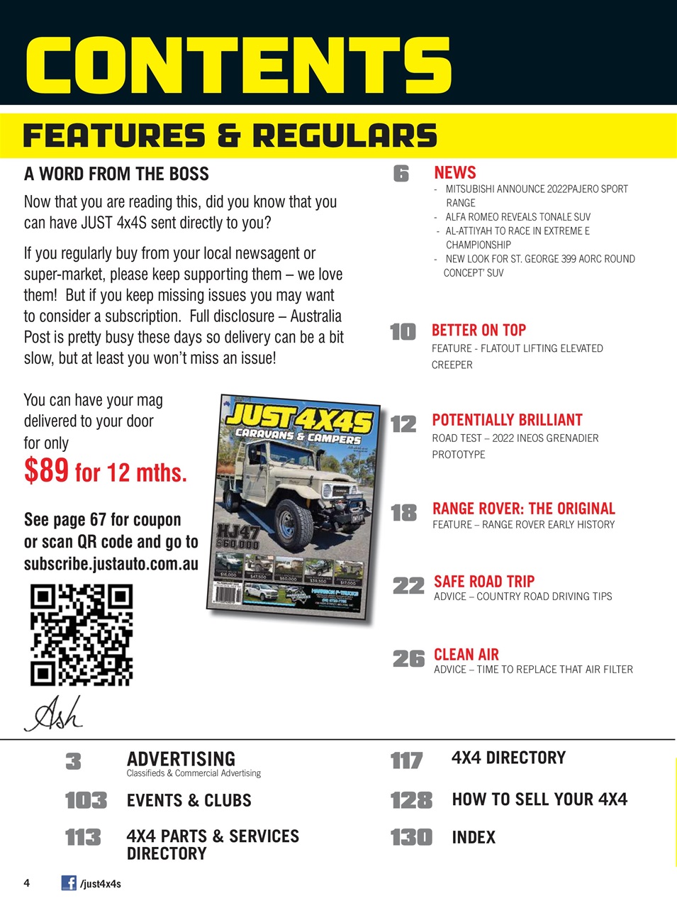 JUST 4X4S Preview Pages