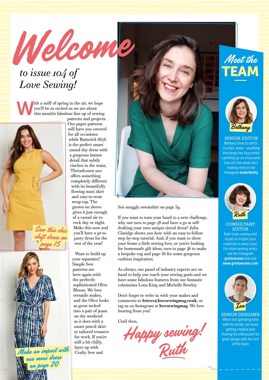 Love Sewing Preview Pages