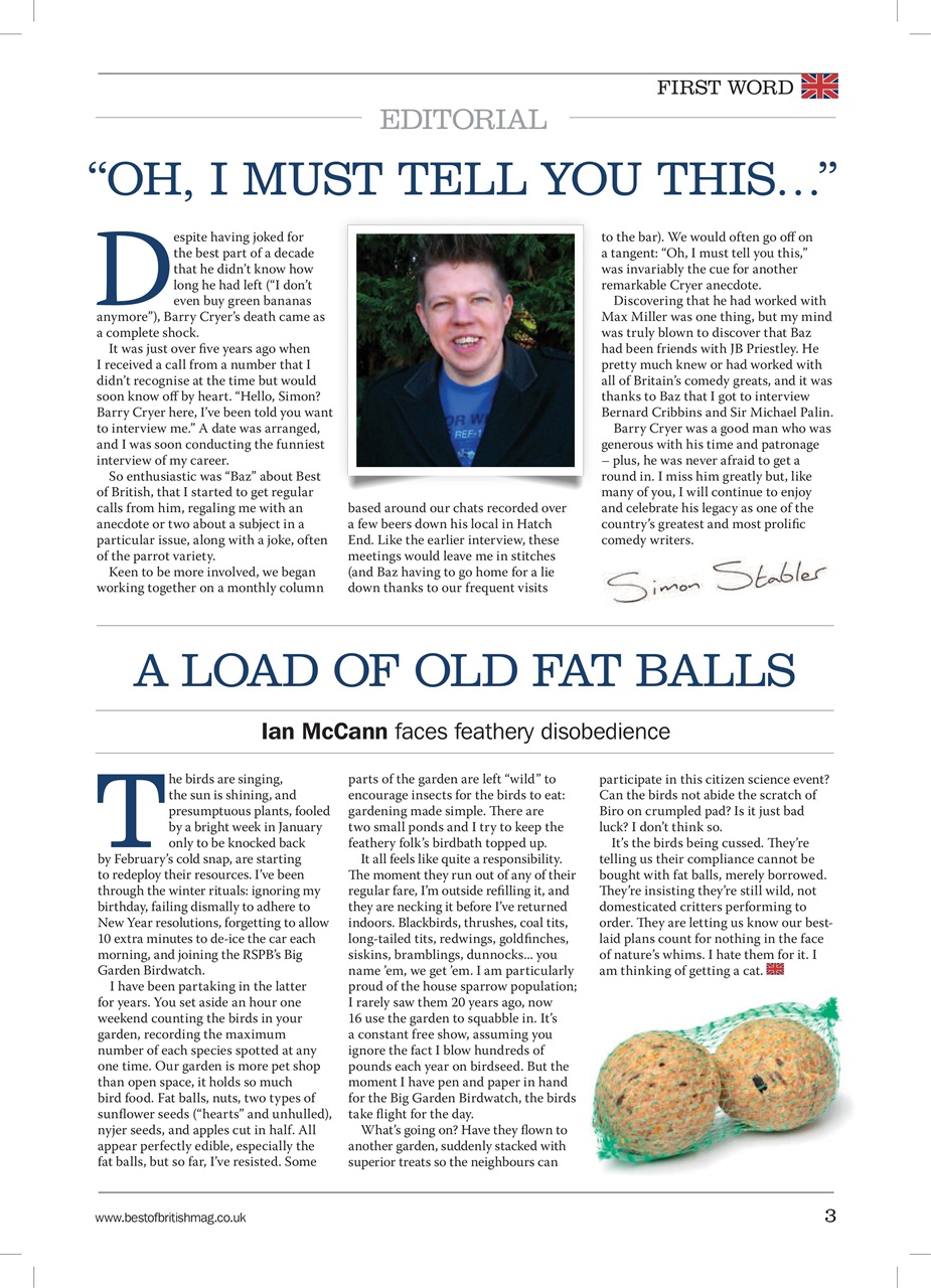 Best of British Preview Pages