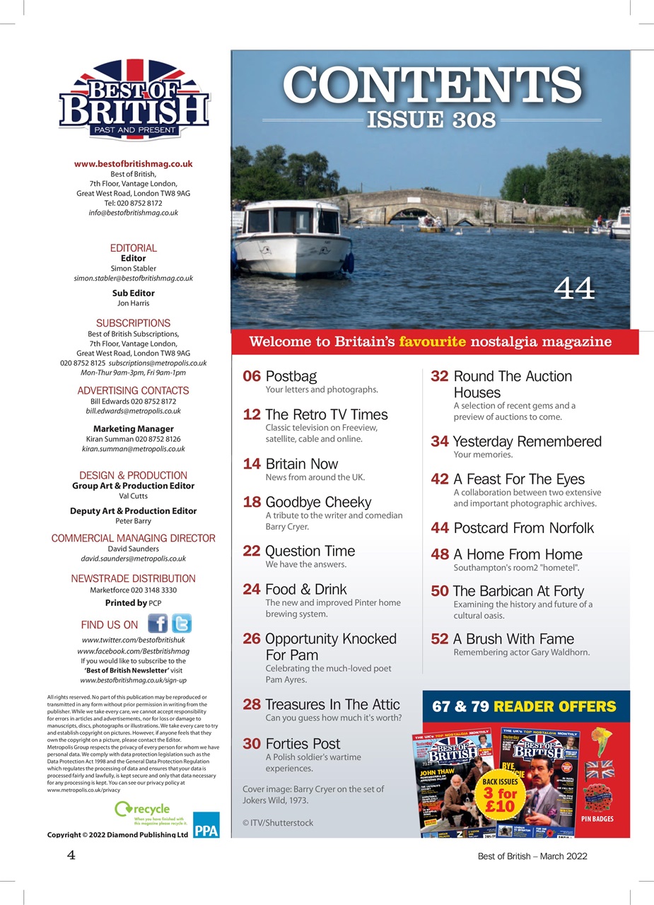 Best of British Preview Pages