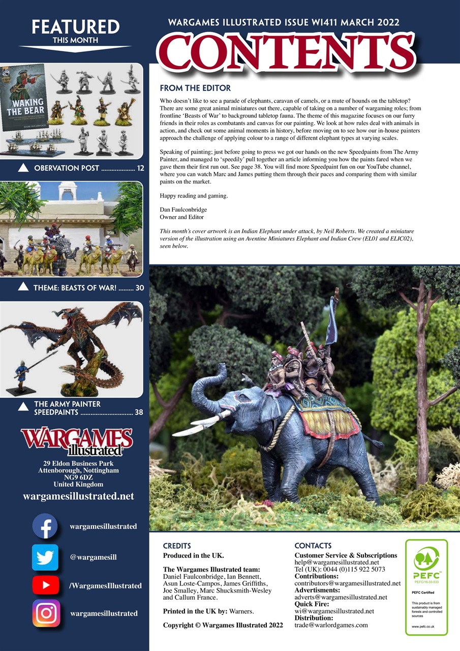Wargames Illustrated Preview Pages