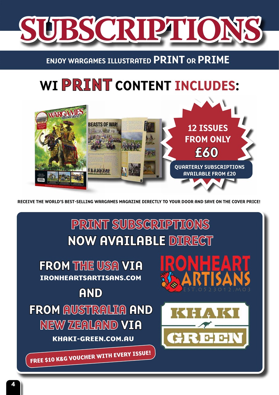 Wargames Illustrated Preview Pages