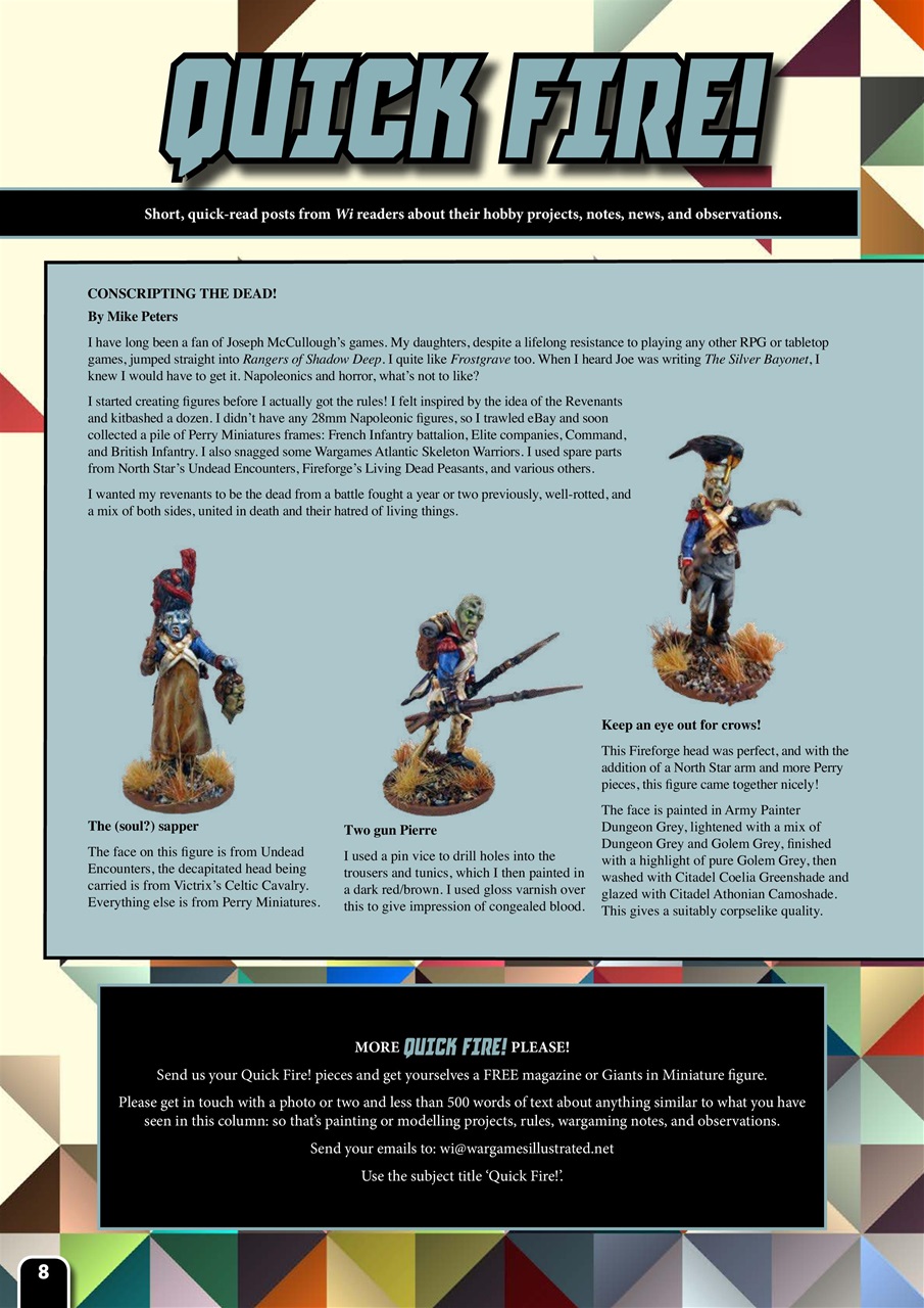 Wargames Illustrated Preview Pages