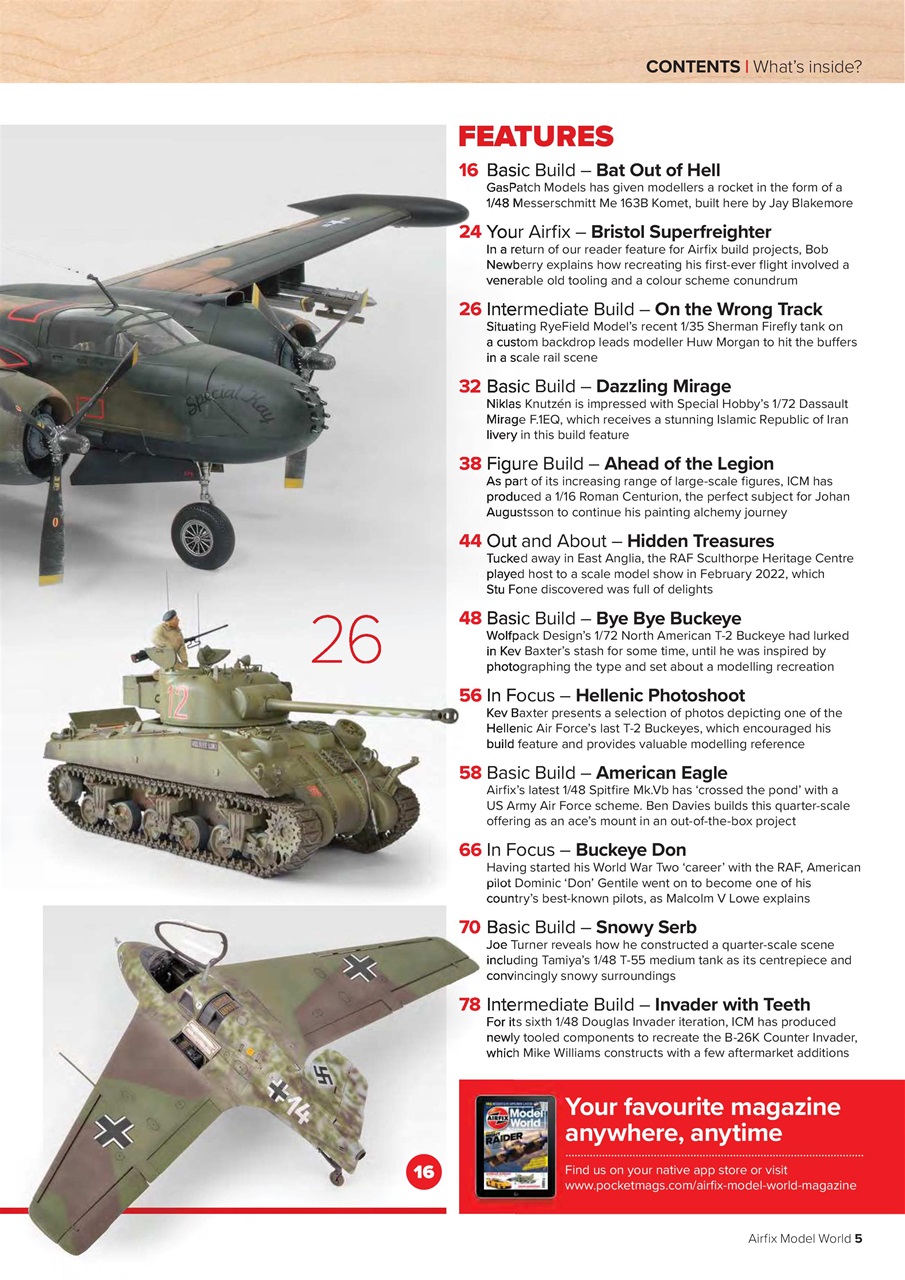 Airfix Model World Preview Pages