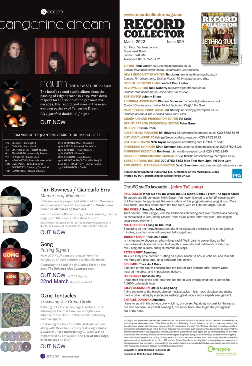 Record Collector Preview Pages