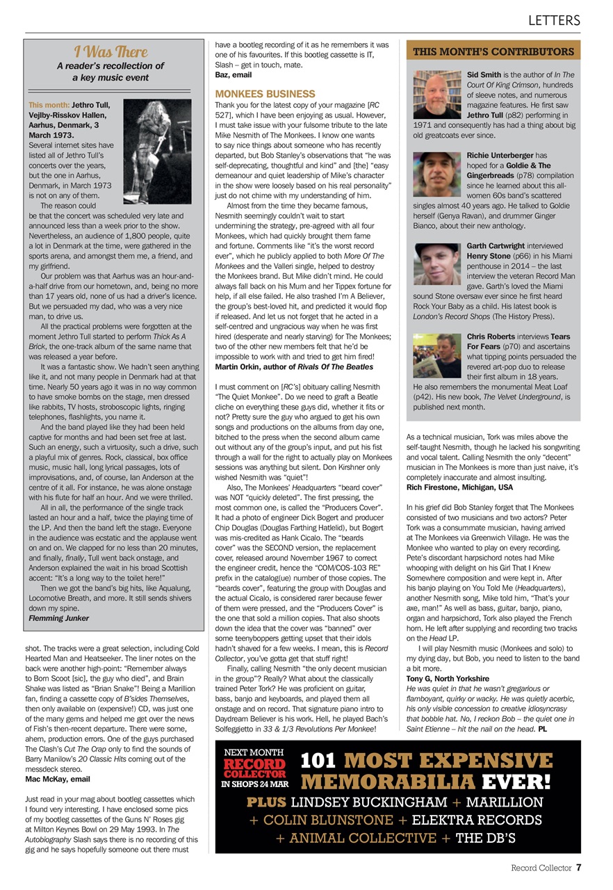 Record Collector Preview Pages