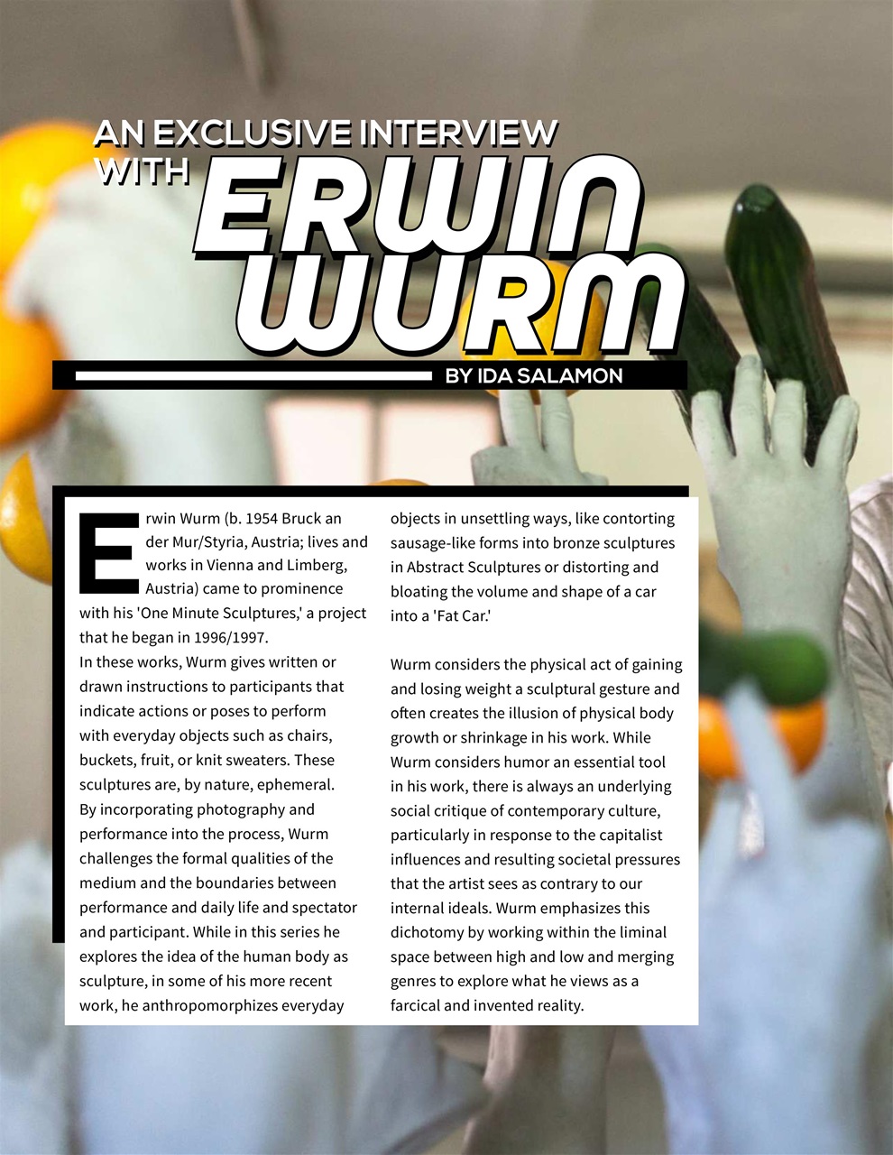 Art Market Magazine Preview Pages
