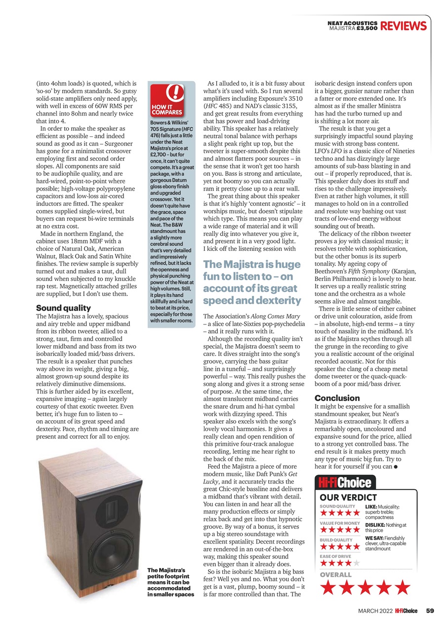 Hi-Fi Choice Preview Pages