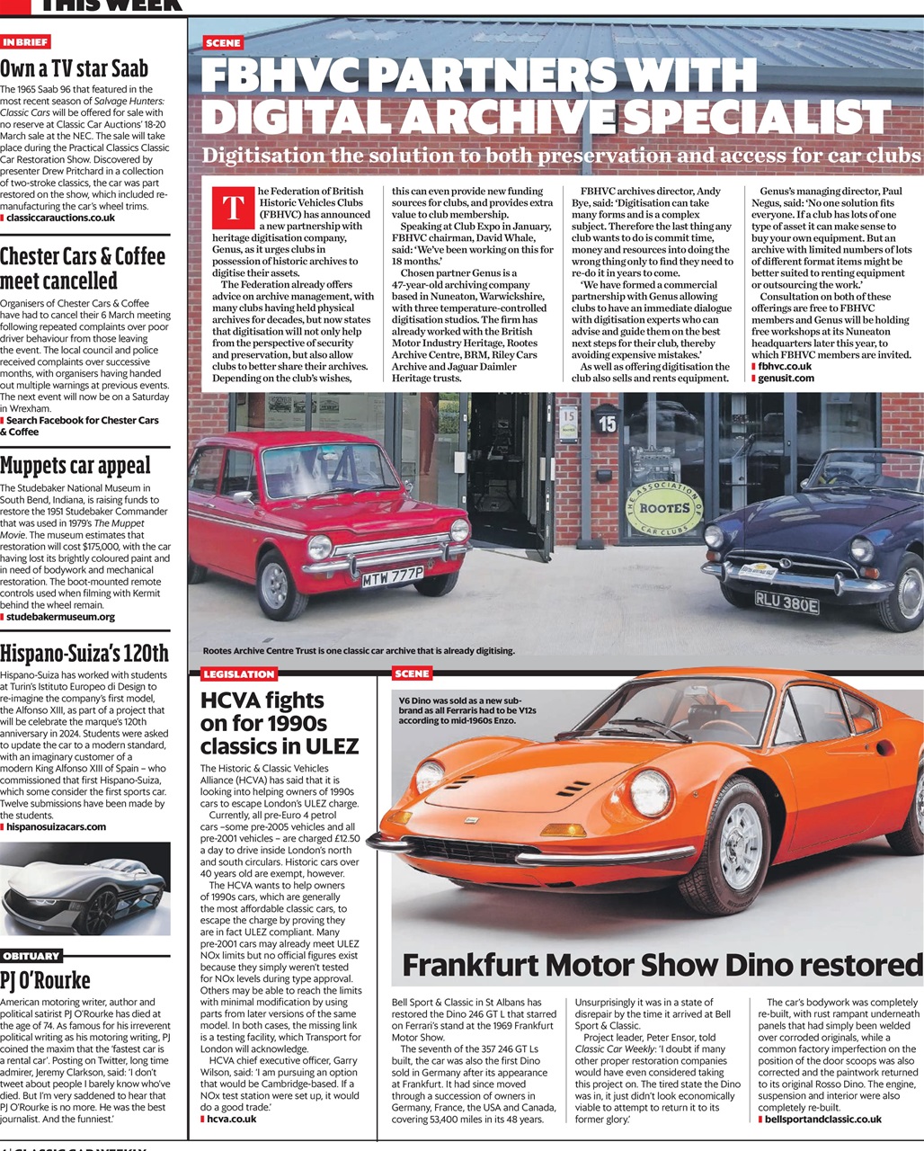 Classic Car Weekly Preview Pages