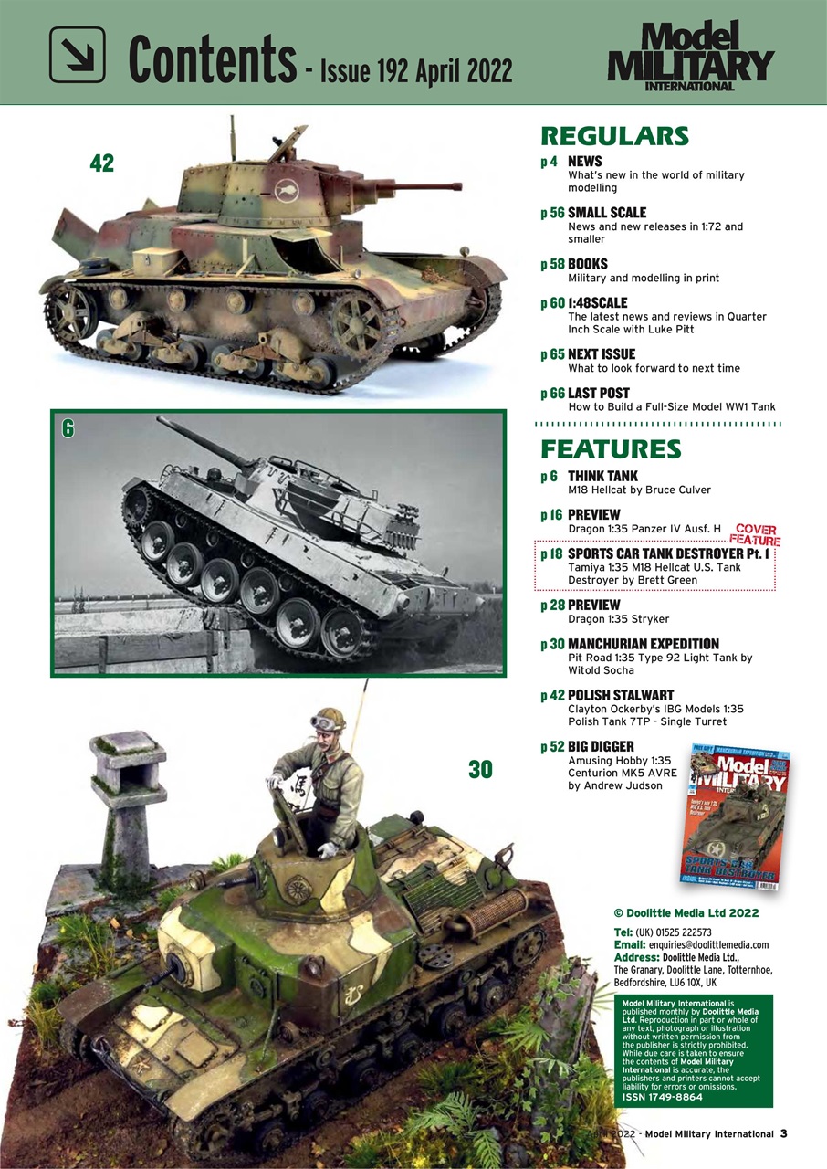 Military Modelling International Magazine Preview Pages