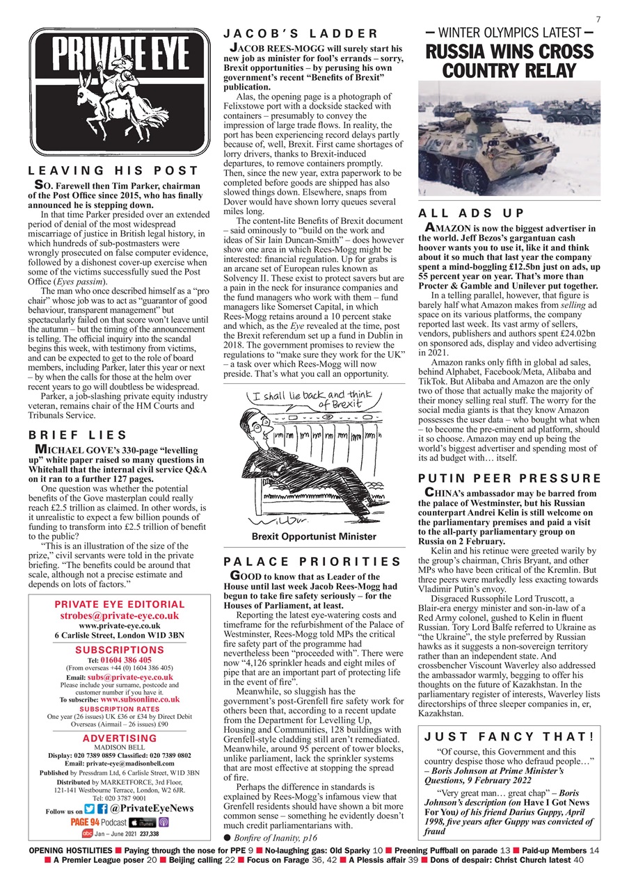 Private Eye Preview Pages
