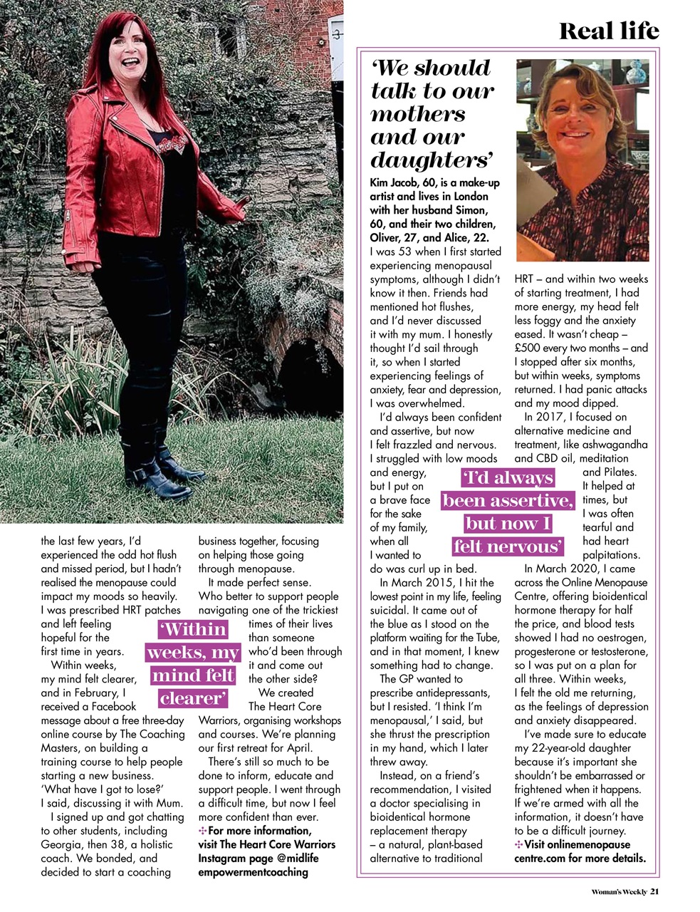 Woman's Weekly Preview Pages