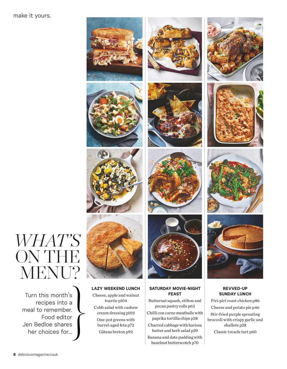 delicious. Magazine Preview Pages