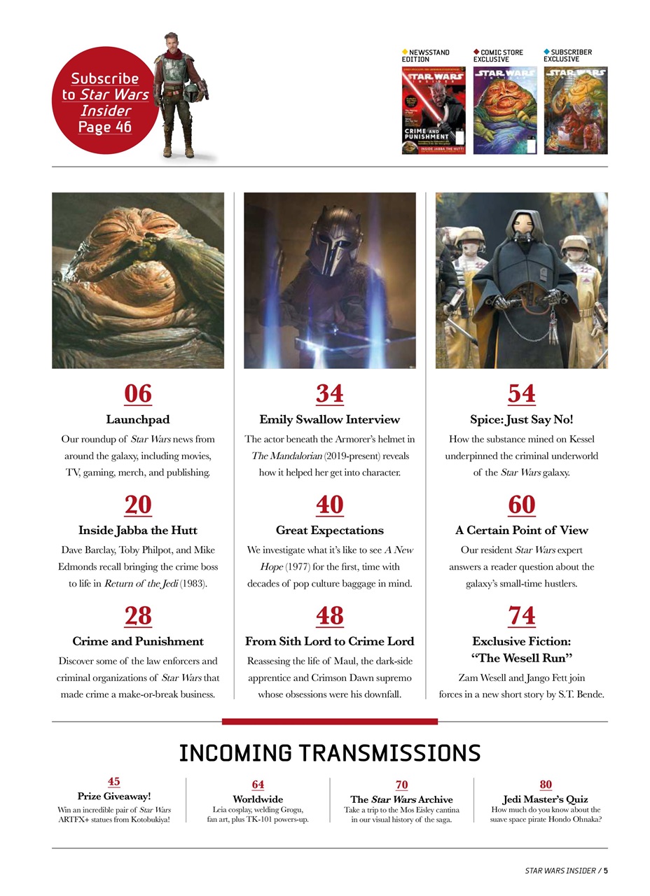Star Wars Insider Preview Pages